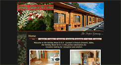 Desktop Screenshot of holidaymotelandrv.com