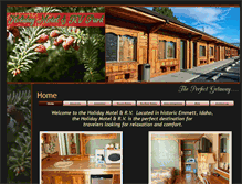 Tablet Screenshot of holidaymotelandrv.com